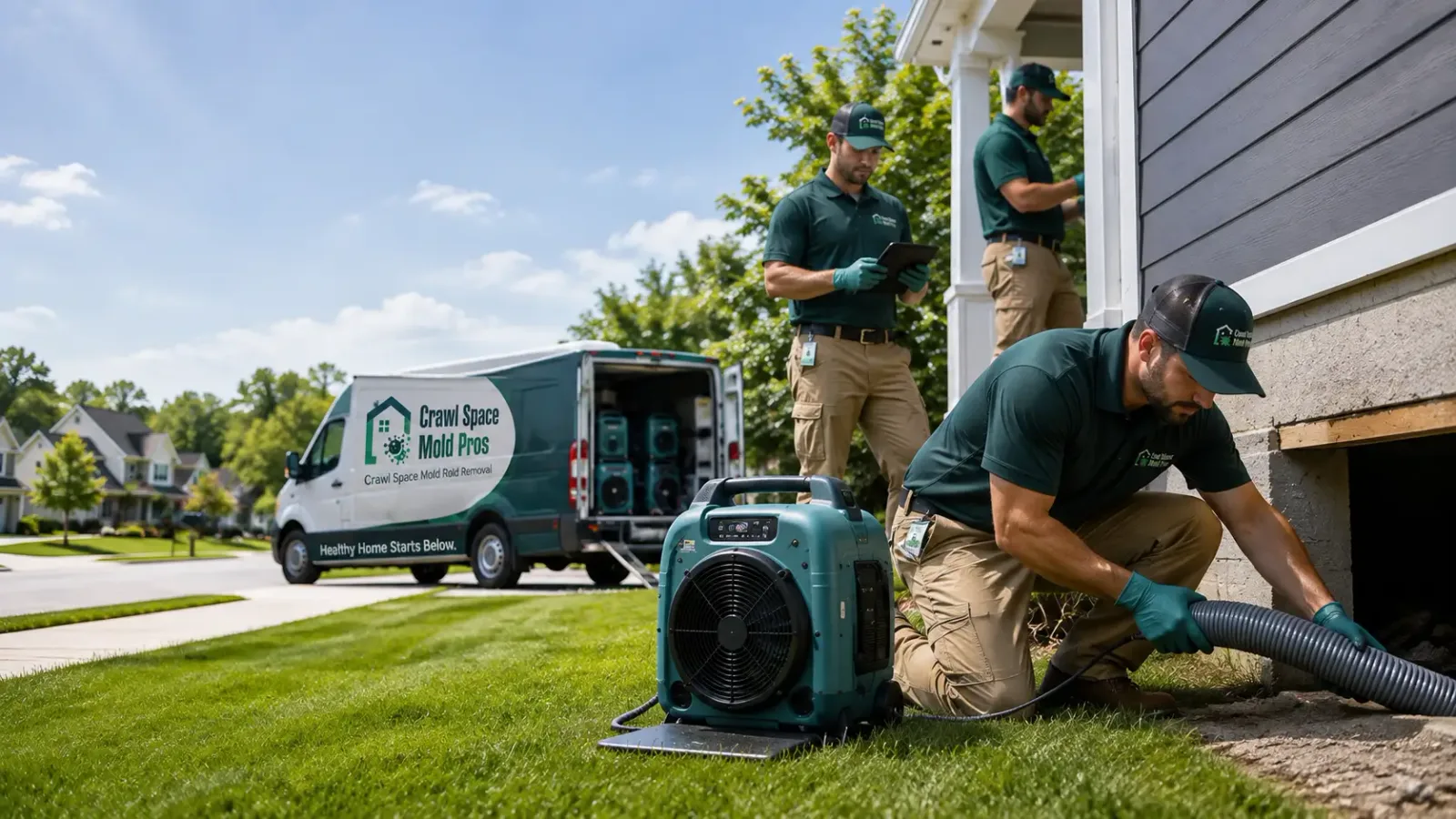 Crawl Space Mold Removal in Pocahontas, IL